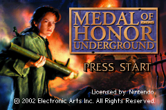 Medal of Honor - Underground (ubi soft) Title Screen